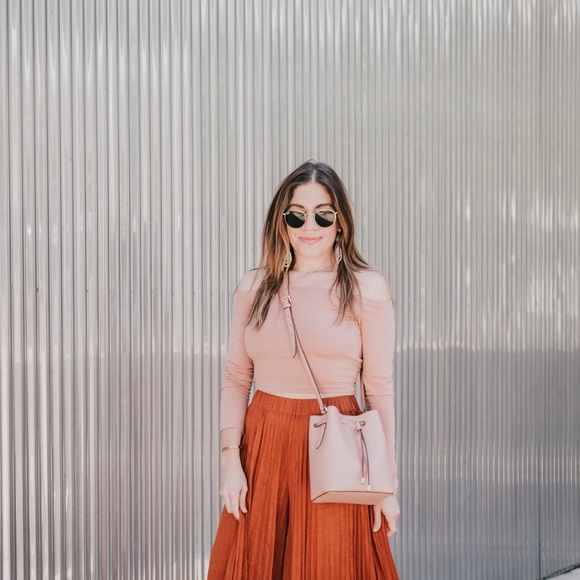 Blush mini bucket bag by Lauren Ralph Lauren - Picture 5 of 8